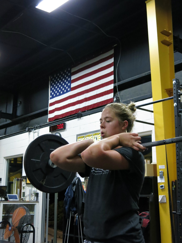 Devin Front Squats