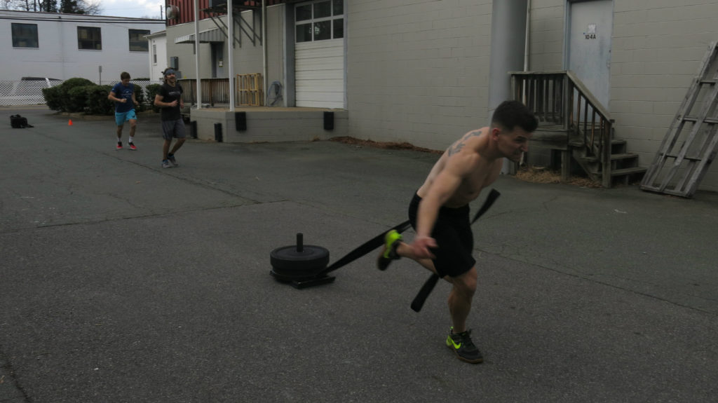 Towne One hand sled drag