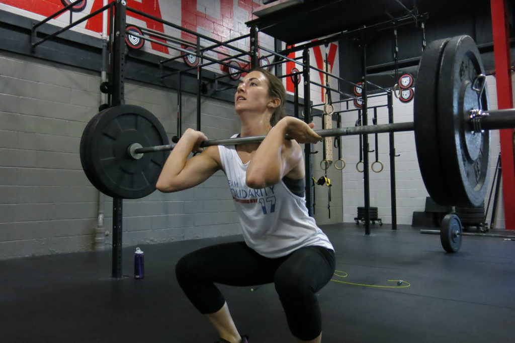 mary front squat